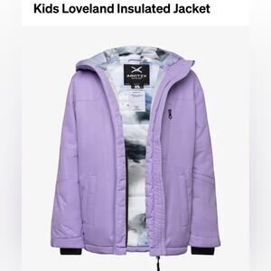 NEW NWT $100 Arctix Girls Insulated Hooded Winter Jacket Large 14/16 Snow Ski